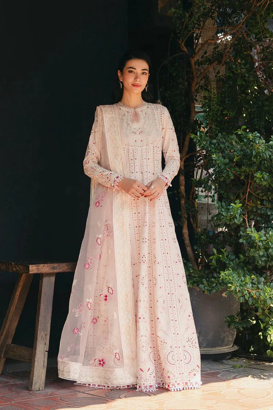 Afrozeh - Mulaqaat Embroidered Lawn Collection - 1215-Khamoshi - Unstitched