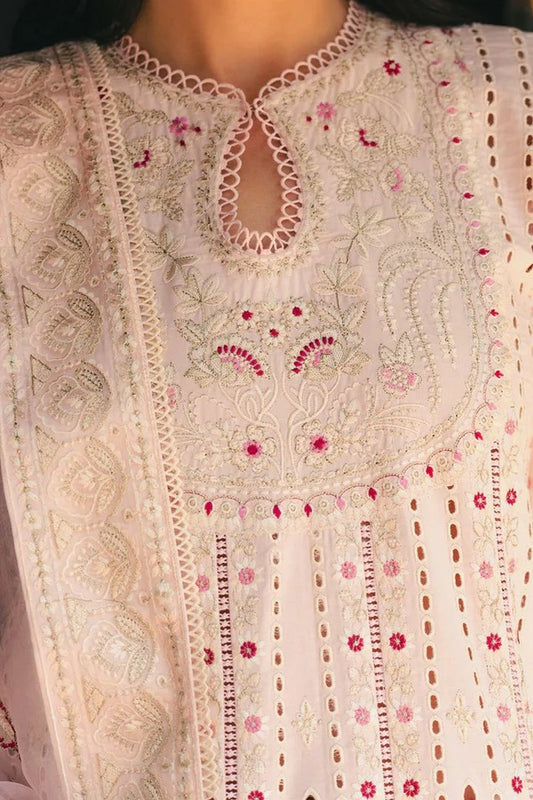 Afrozeh - Mulaqaat Embroidered Lawn Collection - 1215-Khamoshi - Unstitched