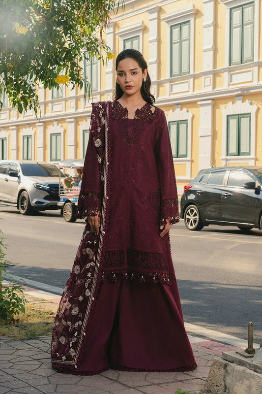 Afrozeh - Mulaqaat Embroidered Lawn Collection - 1216-Haya - Unstitched