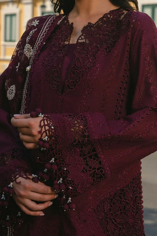 Afrozeh - Mulaqaat Embroidered Lawn Collection - 1216-Haya - Unstitched