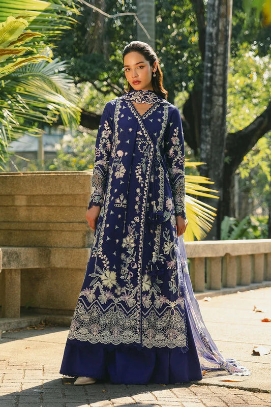 Afrozeh - Mulaqaat Embroidered Lawn Collection - 1219-Aitraaf - Unstitched
