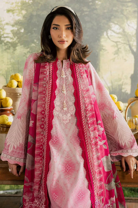 Nureh - Bloom Embroidered and Printed Lawn Collection Vol 2 - BL-13 - Unstitched