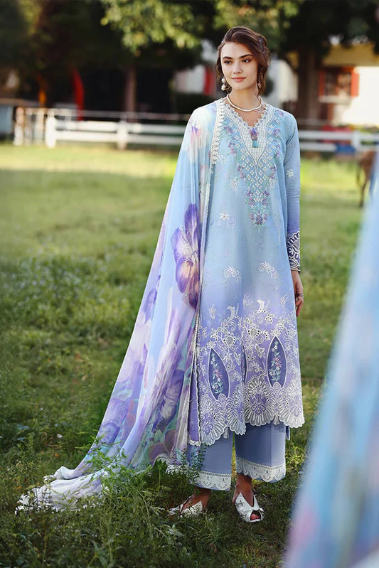 Mushq - Solace Ombre Chikankari - 03-Ombre Whisper - Unstitched