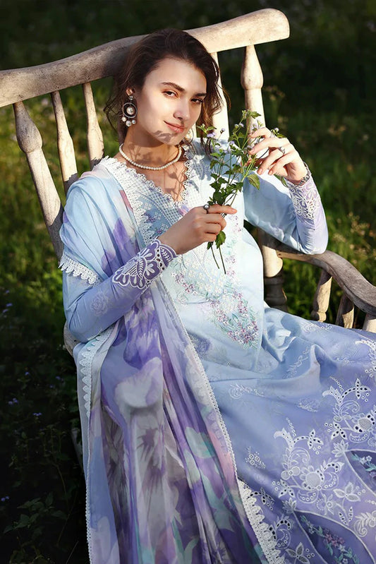 Mushq - Solace Ombre Chikankari - 03-Ombre Whisper - Unstitched