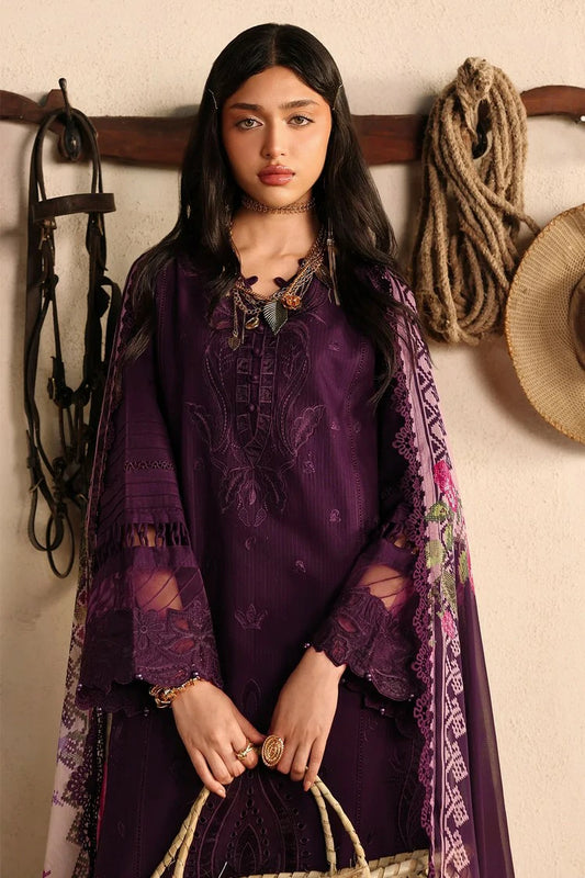 Nureh - Raha Embroidered Lawn Doria Collection Vol 2 - NE-246 - Unstitched