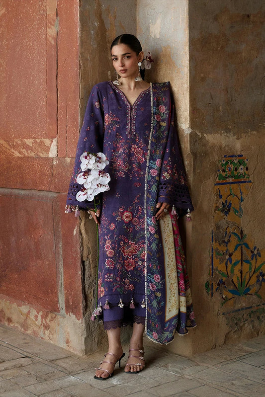Hussain Rehar - Zan Spring Summer - D-96 Mor - Unstitched