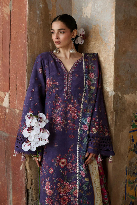 Hussain Rehar - Zan Spring Summer - D-96 Mor - Unstitched