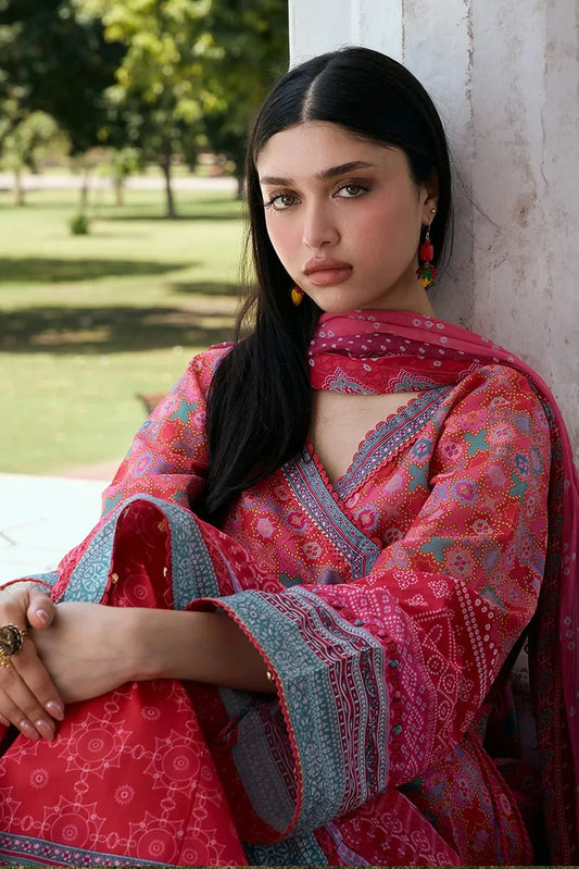 Kahf - Aangan Printed Chiffon Collection - KPS-3A TABEER - Unstitched