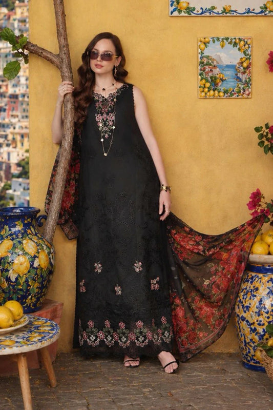 Noor by Saadia Asad - Noor Luxury Eid Schiffli Laserkari - Design 05 - Unstitched