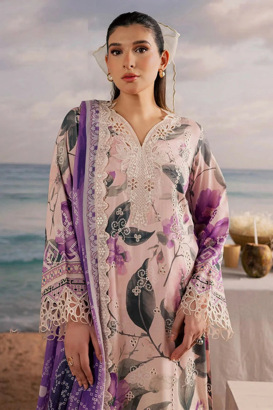 Nureh - Gardenia Embroidered and Printed Lawn Collection Vol 2 - NSG-216 - Unstitched