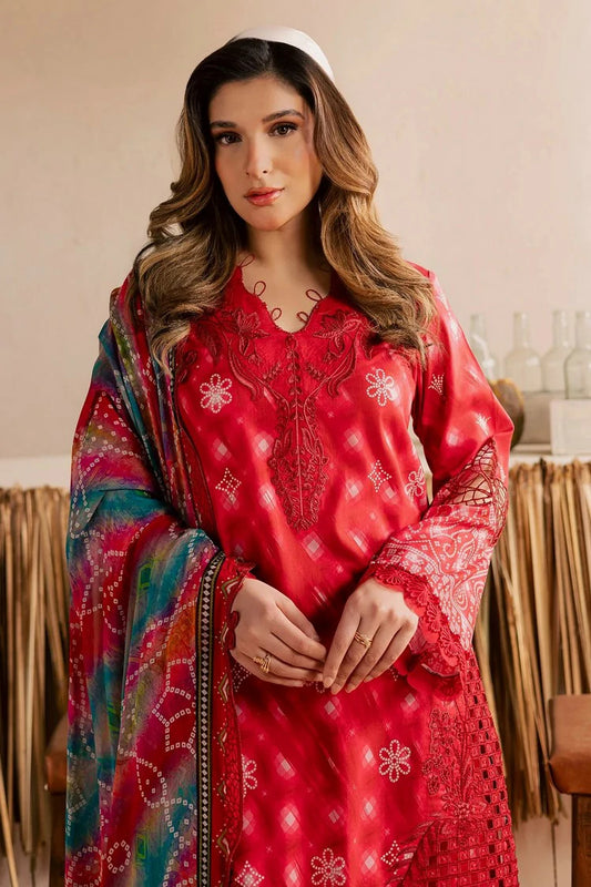 Nureh - Gardenia Embroidered and Printed Lawn Collection Vol 2 - NSG-223 - Unstitched