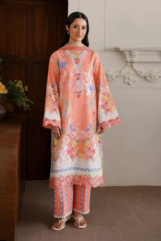 Roheenaz - Sunlit Tales Embroidered Edit - 10-Blush tale - Unstitched