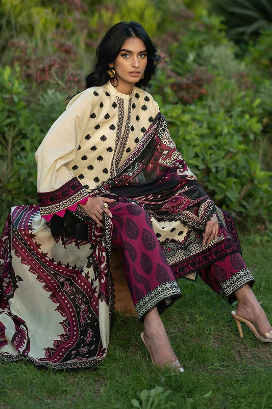 Zainab Chottani - ZC Luxe Lawn - Nour-09 - Unstitched