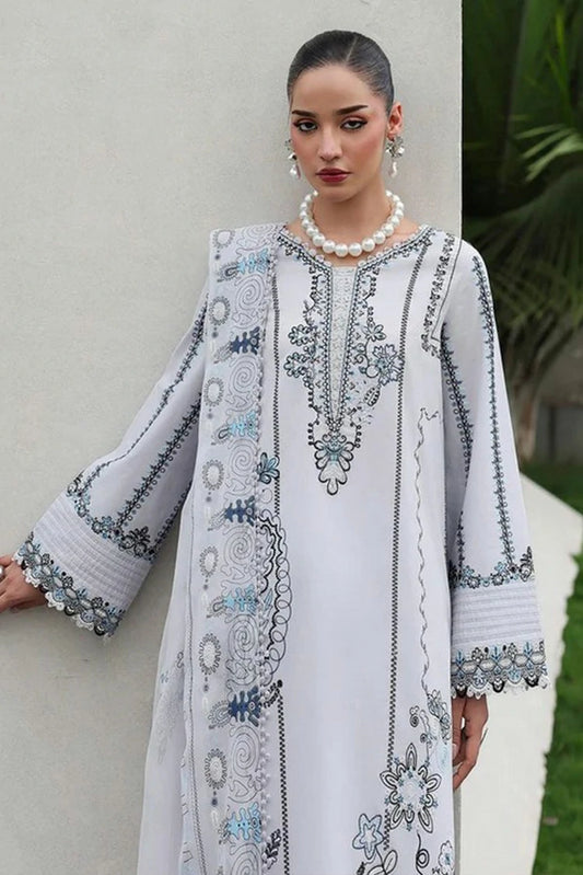 Qalamkar - Qline Lawn Drop 2 - QKL-03 SAMIA - Unstitched