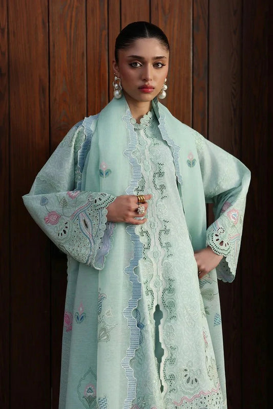 Qalamkar - Qline Lawn Drop 2 - QKL-07 LEYA - Unstitched