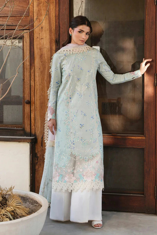Ayzel - Whisper Embroidered Lawn Collection - 1233-GLINT - Unstitched