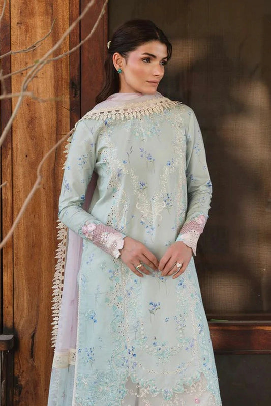 Ayzel - Whisper Embroidered Lawn Collection - 1233-GLINT - Unstitched