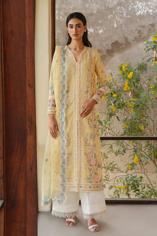 Ayzel - Whisper Embroidered Lawn Collection - 1236-FROST - Unstitched