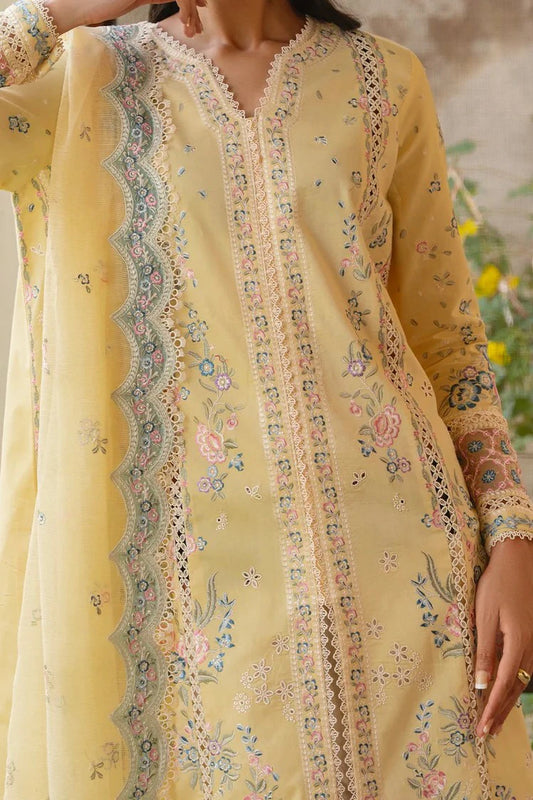 Ayzel - Whisper Embroidered Lawn Collection - 1236-FROST - Unstitched