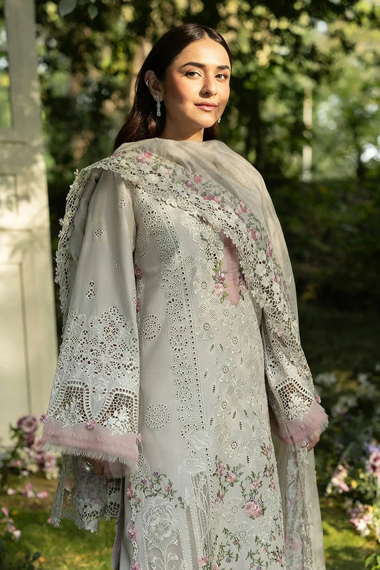 Elaf - Luxury Lawn Unstitched Vol 2 - ELQ-1A ALL MAGICAL - Unstitched