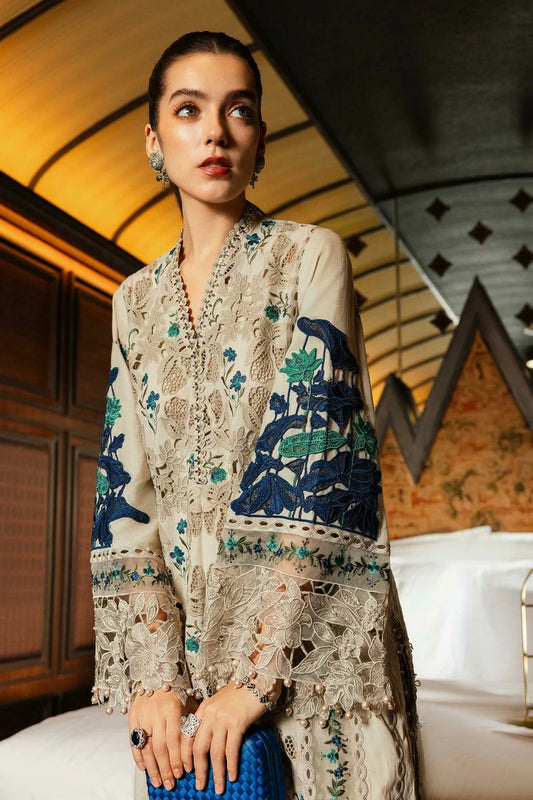 Maria B - Luxury Lawn Eid 2 - Design 08 - Unstitched