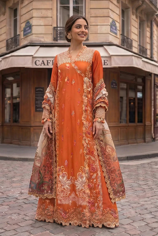 Asifa & Nabeel - Summer Lawn Soiree - Coral Fusion (SL26-06) - Unstitched