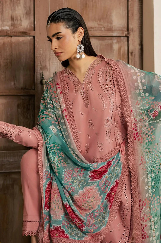Nureh - Bazar Embroidered Schiffli Lawn Collection Vol 2 - NE-252 - Unstitched