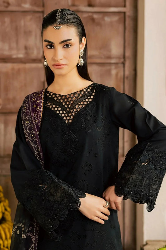 Nureh - Bazar Embroidered Schiffli Lawn Collection Vol 2 - NE-257 - Unstitched