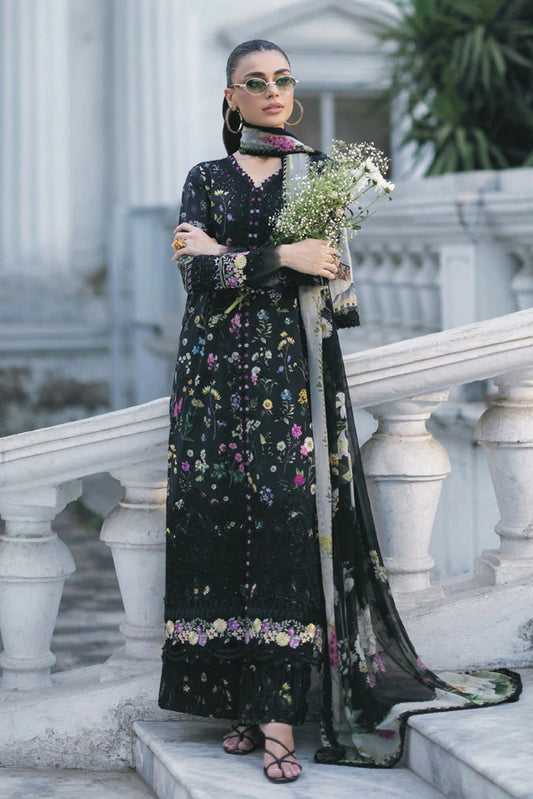 Elaf - Signature Embroidered Lawn Collection Vol 2 - ESG-2B SASHA - Unstitched