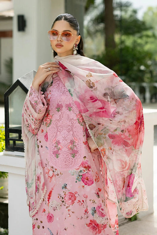 Elaf - Signature Embroidered Lawn Collection Vol 2 - ESG-4B MIRA - Unstitched