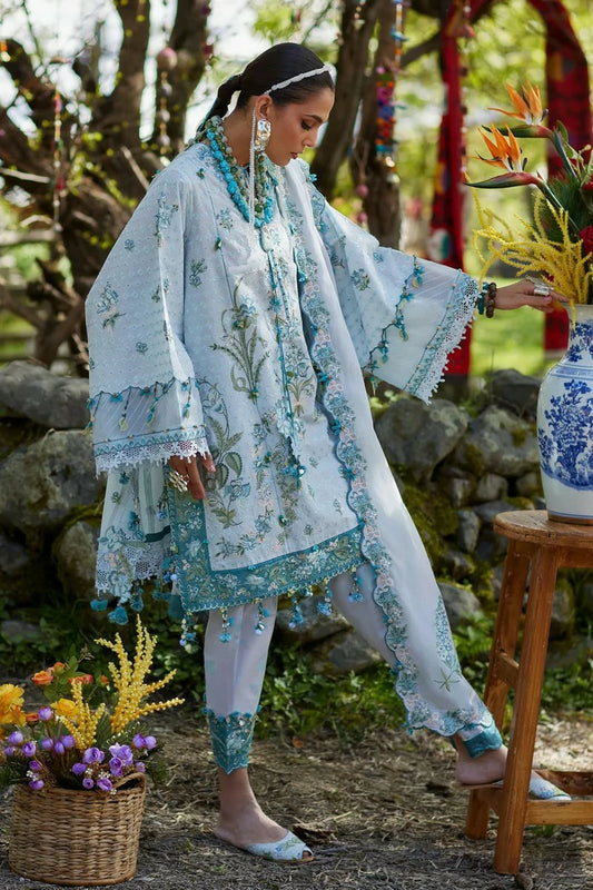 Elan - Kashmee Lawn Collection - MEHRVAAN (EL26-10B) - Unstitched