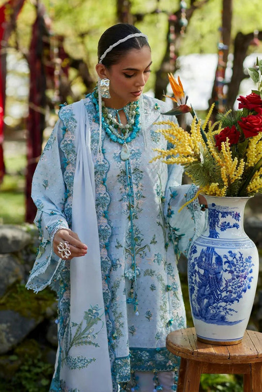 Elan - Kashmee Lawn Collection - MEHRVAAN (EL26-10B) - Unstitched