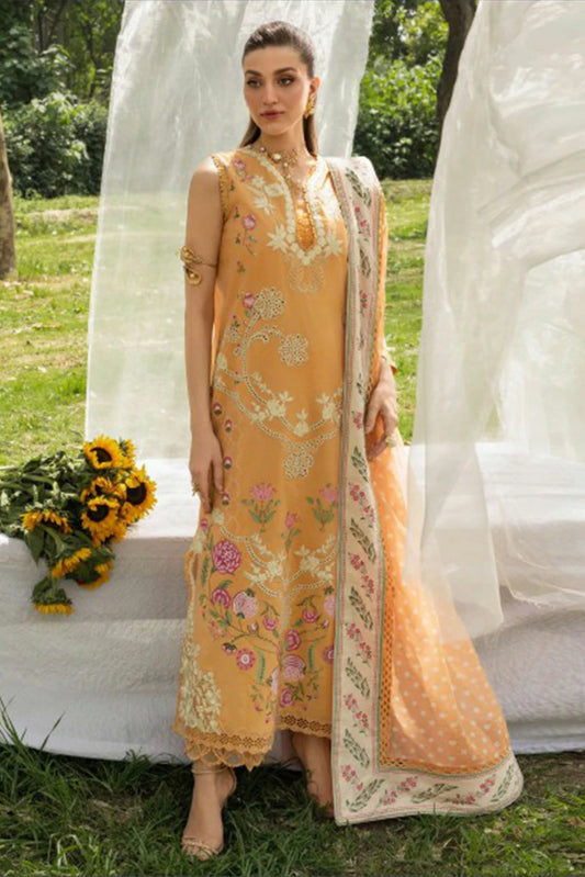 Saira Shakira - Bloom Luxury Lawn Collection - LILY-02A - Unstitched