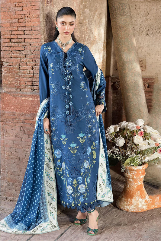 Saira Shakira - Bloom Luxury Lawn Collection - LILY-02B - Unstitched