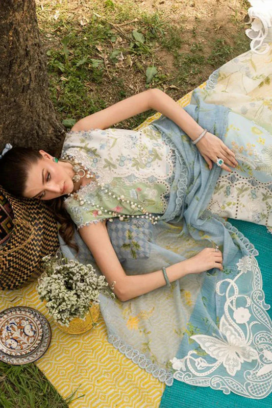 Saira Shakira - Bloom Luxury Lawn Collection - LANA-03A - Unstitched