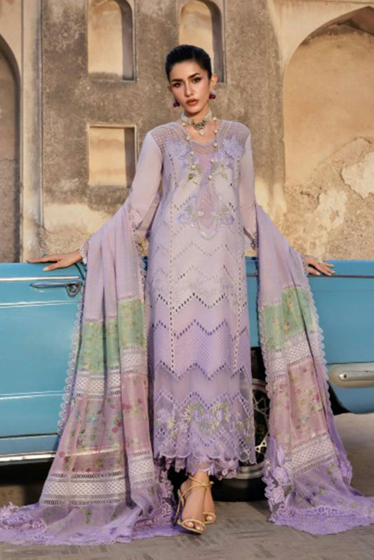 Saira Shakira - Bloom Luxury Lawn Collection - AMBRE-07B - Unstitched