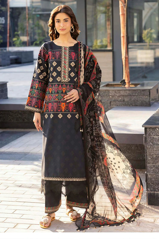 Charizma - Infinity Embroidered Printed Lawn Collection Vol 1 - IN6-03 - Unstitched