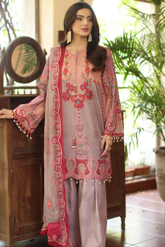 Charizma - Infinity Embroidered Printed Lawn Collection Vol 1 - IN6-07 - Unstitched