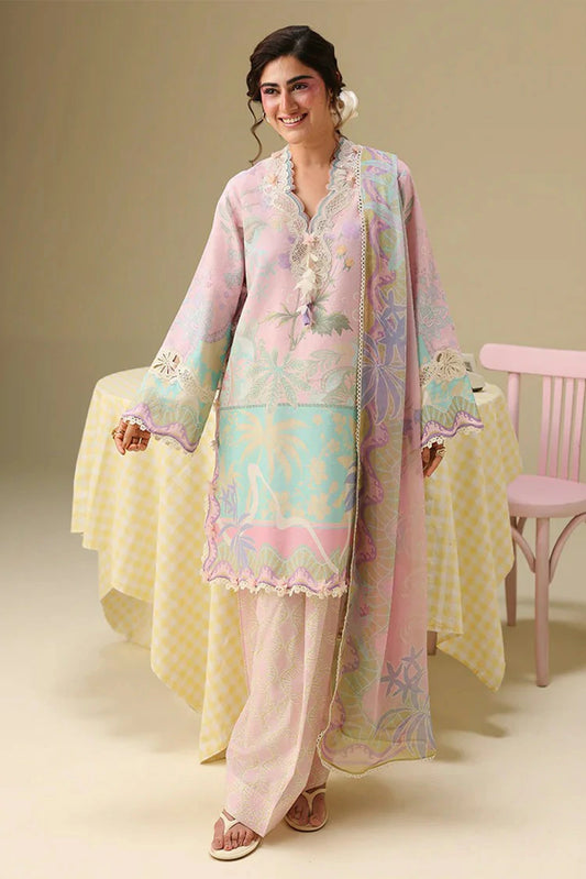 Mushq - Soleil Hemline Prints - 12-Honey Petal - Unstitched