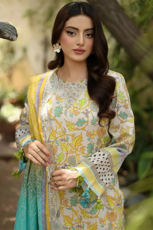 Charizma - Range Embroidered Printed Lawn Collection Vol 1 - RN6-05 - Unstitched