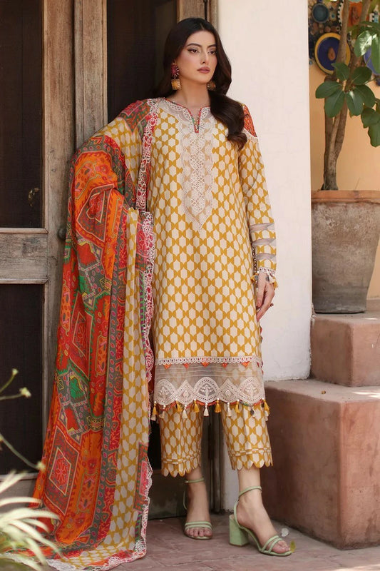 Charizma - Range Embroidered Printed Lawn Collection Vol 1 - RN6-09 - Unstitched