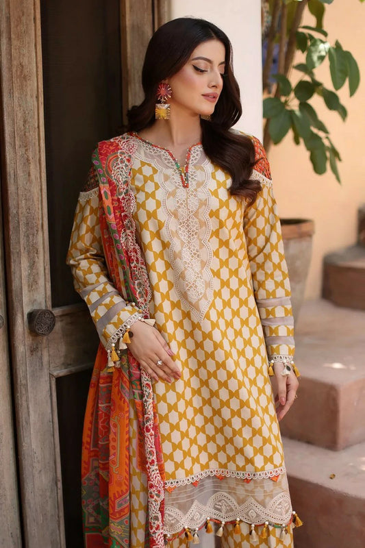Charizma - Range Embroidered Printed Lawn Collection Vol 1 - RN6-09 - Unstitched