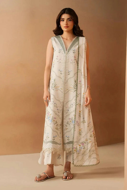Afrozeh - Haze Summer Edit - 106-Luem Ivory - Unstitched