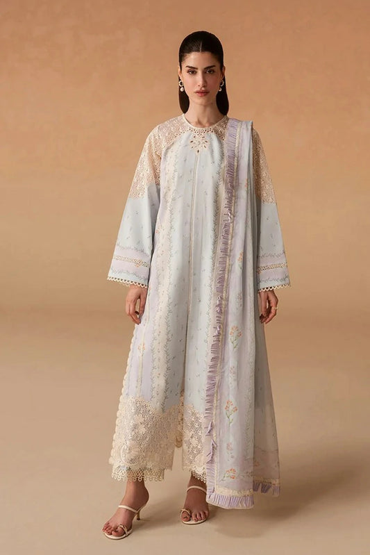 Afrozeh - Haze Summer Edit - 108-Sunnival Blue - Unstitched