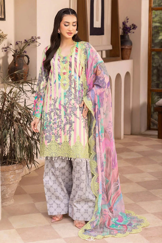 Charizma - Embroidered Lawn Spring Summer Edit Vol 3 - CH6-16 - Unstitched
