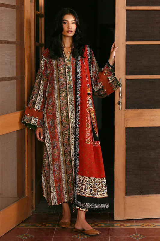 Zaha - Amaya Printed Lawn Collection - RAYA (APL26-01) - Unstitched