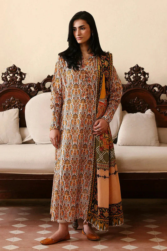 Zaha - Amaya Printed Lawn Collection - SAHAR (APL26-05) - Unstitched