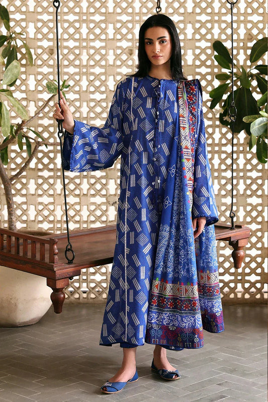 Zaha - Amaya Printed Lawn Collection - ZARIA (APL26-09) - Unstitched