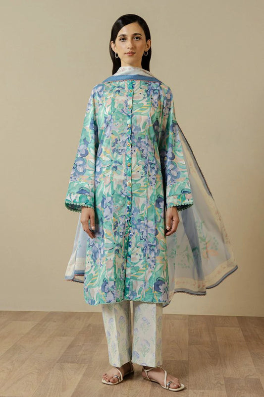 Zara Shahjahan - Coco Prints Drop 3 - ELARIS-6B - Unstitched