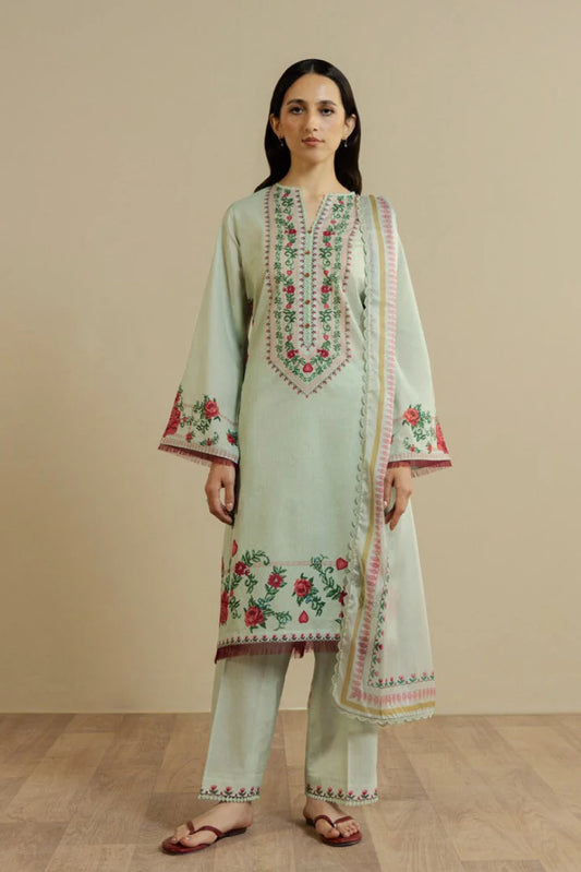 Zara Shahjahan - Coco Prints Drop 3 - ISMERIA-8B - Unstitched